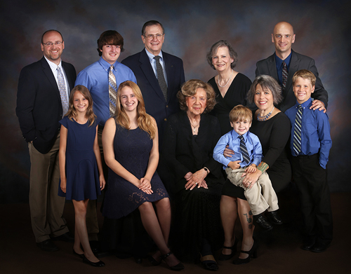 John, Judy, and family